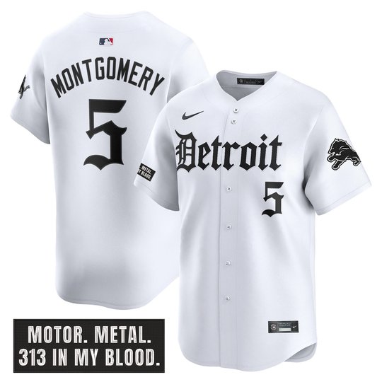 Men's Detroit Lions 'Motor Gothic Edition' Vapor Premier Limited Jersey - All Stitched