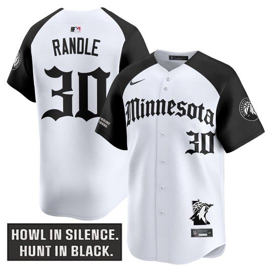 Men's Minnesota Timberwolves 2025 'Gothic North Howl Edition' Vapor Baseball Jersey - All Stitched