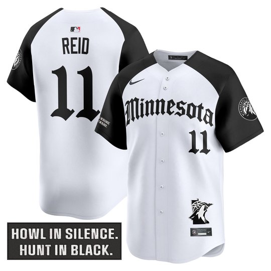 Men's Minnesota Timberwolves 2025 'Gothic North Howl Edition' Vapor Baseball Jersey - All Stitched