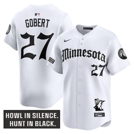 Men's Minnesota Timberwolves 2025 'Gothic North Howl Edition' Vapor Baseball Jersey - All Stitched