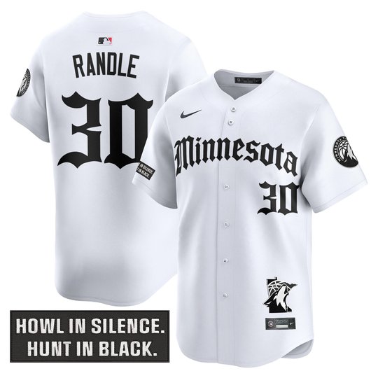 Men's Minnesota Timberwolves 2025 'Gothic North Howl Edition' Vapor Baseball Jersey - All Stitched