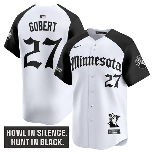 Men's Minnesota Timberwolves 2025 'Gothic North Howl Edition' Vapor Baseball Jersey - All Stitched