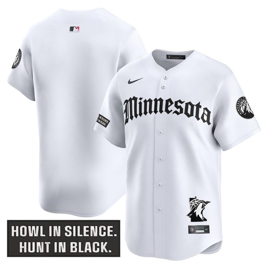 Men's Minnesota Timberwolves 2025 'Gothic North Howl Edition' Vapor Baseball Jersey - All Stitched