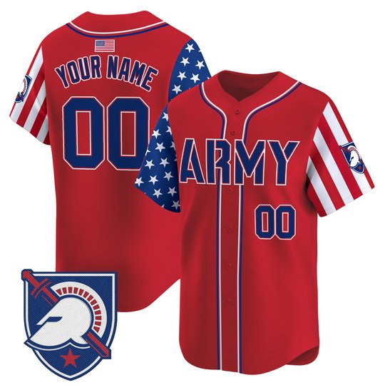 Army Black Knights 2025 Independence Day Vapor Premier Limited Custom Jersey - All Stitched