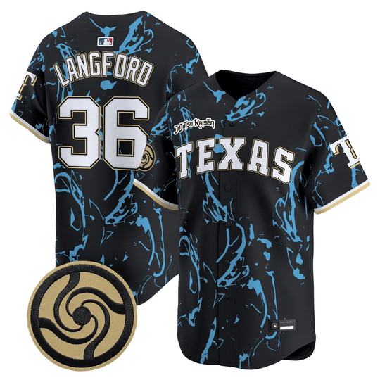 Texas Rangers x Jujutsu Kaisen Vapor Premier Limited Jersey - All Stitched