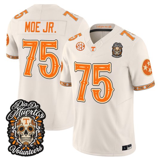 Men's Tennessee Volunteers Día de los Muertos Vapor Limited Jersey - All Stitched