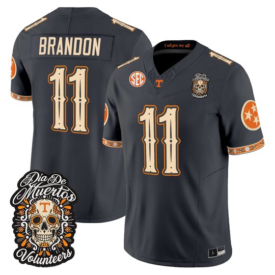 Men's Tennessee Volunteers Día de los Muertos Vapor Limited Jersey - All Stitched