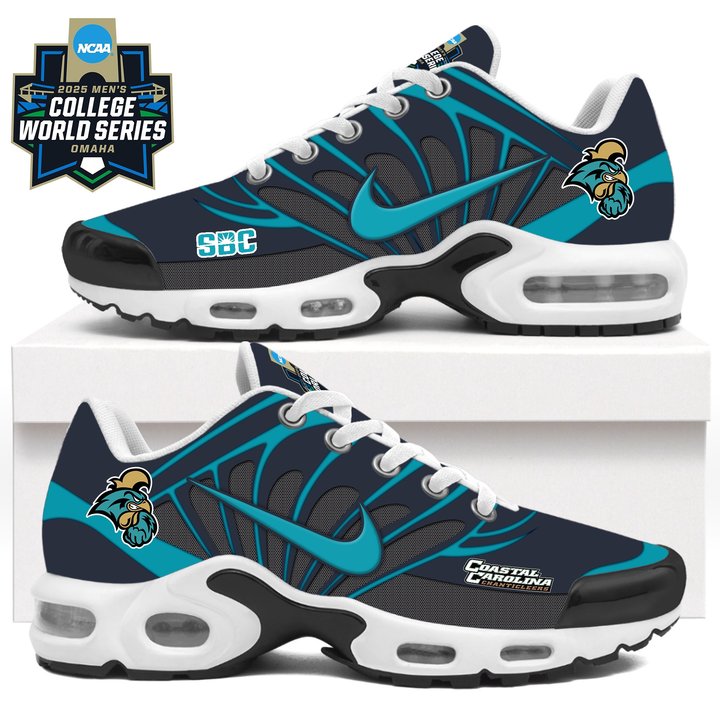 Coastal Carolina Chanticleers 2025 World Series Air Max Plus Shoes