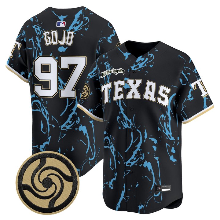 Texas Rangers x Jujutsu Kaisen Vapor Premier Limited Jersey - All Stitched