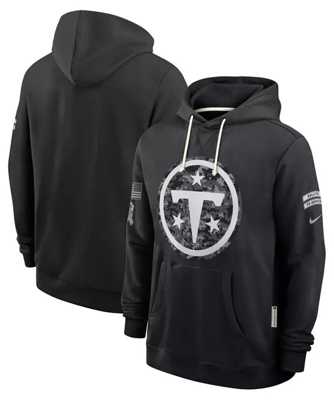 Tennessee Titans Salute to Service Pullover Hoodie - Stitched