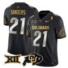 Men's Colorado Buffaloes Big 12 XII Patch Gold Vapor Limited Jersey - All Stitched