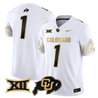 Men's Colorado Buffaloes Big 12 XII Patch Gold Vapor Limited Jersey - All Stitched