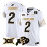 Men's Colorado Buffaloes Big 12 XII Patch Gold Vapor Limited Jersey - All Stitched