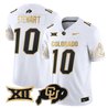 Men's Colorado Buffaloes Big 12 XII Patch Gold Vapor Limited Jersey - All Stitched