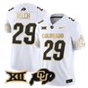 Men's Colorado Buffaloes Big 12 XII Patch Gold Vapor Limited Jersey - All Stitched