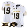 Men's Colorado Buffaloes Big 12 XII Patch Gold Vapor Limited Jersey - All Stitched