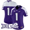Women's TCU Horned Frogs 2024 Vapor Limited Jersey - All stitched