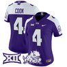 Women's TCU Horned Frogs 2024 Vapor Limited Jersey - All stitched