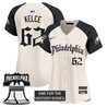 Women's Eagles 'Retro Newspaper Edition' Vapor Baseball Jersey - All Stitched