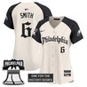 Women's Eagles 'Retro Newspaper Edition' Vapor Baseball Jersey - All Stitched