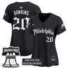 Women's Eagles 'Retro Newspaper Edition' Vapor Baseball Jersey - All Stitched