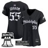 Women's Eagles 'Retro Newspaper Edition' Vapor Baseball Jersey - All Stitched