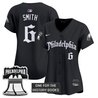 Women's Eagles 'Retro Newspaper Edition' Vapor Baseball Jersey - All Stitched