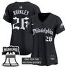 Women's Eagles 'Retro Newspaper Edition' Vapor Baseball Jersey - All Stitched