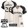 Women's Eagles 'Retro Newspaper Edition' Vapor Baseball Jersey - All Stitched