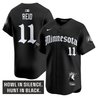Men's Minnesota Timberwolves 2025 'Gothic North Howl Edition' Vapor Baseball Jersey - All Stitched