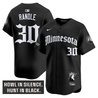 Men's Minnesota Timberwolves 2025 'Gothic North Howl Edition' Vapor Baseball Jersey - All Stitched
