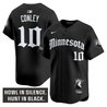 Men's Minnesota Timberwolves 2025 'Gothic North Howl Edition' Vapor Baseball Jersey - All Stitched