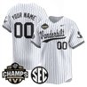 Vanderbilt Commodores 2025 SEC Conference Tournament Champions Vapor Premier Limited Custom Jersey - All Stitched