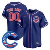 Chicago Cubs 2025 Fourth of July Vapor Premier Limited Custom Jersey - All Stitched
