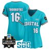 Women's Coastal Carolina Chanticleers 2025 World Series Vapor Premier Limited Jersey - All Stitched