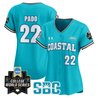 Women's Coastal Carolina Chanticleers 2025 World Series Vapor Premier Limited Jersey - All Stitched