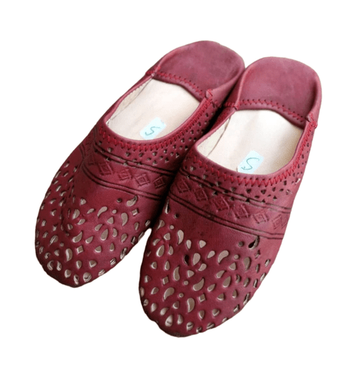 Moroccan Handmade Slippers || Leather Unisex Babouches, Babouche Shoes, Moroccan Babouche Dyed With Natural Colour