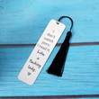 Stainless Steel Bookmarks For Book Lovers With Tassels