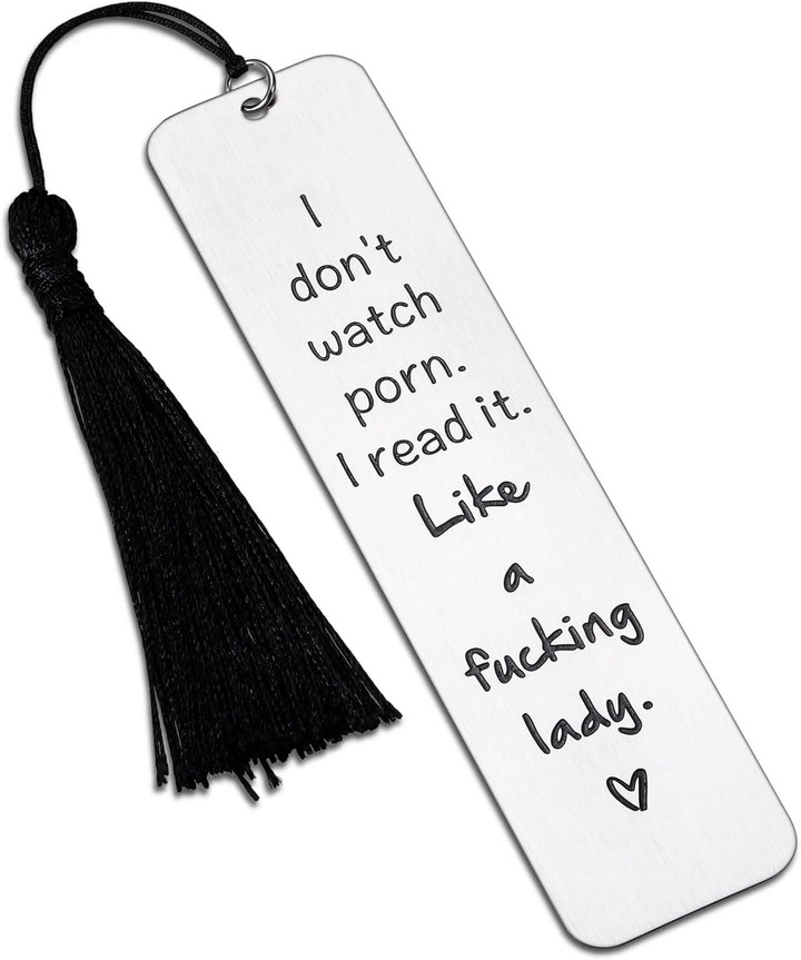 Stainless Steel Bookmarks For Book Lovers With Tassels