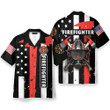 FireFighter Short Sleeve Hawaiian Shirt