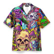 Mushroom Skull Trippy Hawaiian Shirt