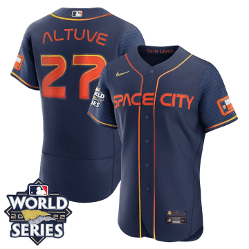 MEN'S ASTROS WORLD SERIES BLACK GOLD SPECIAL JERSEY - ALL STITCHED -  Vgearstore
