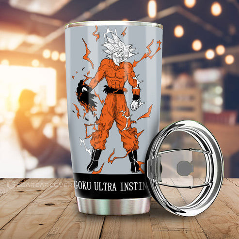 Goku Ultra Instinct Tumbler Cup Custom For Car