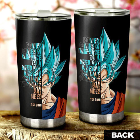 Goku Tumbler Cup Custom Gift For Fans