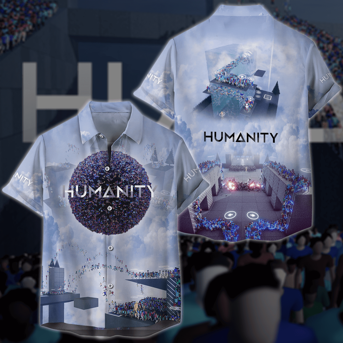 Humanity Video Game 3D All Over Printed
