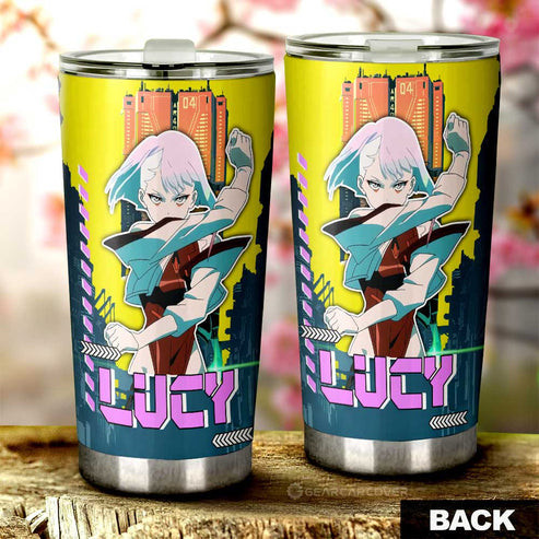 Lucy Tumbler Cup Custom Cyberpunk Anime
