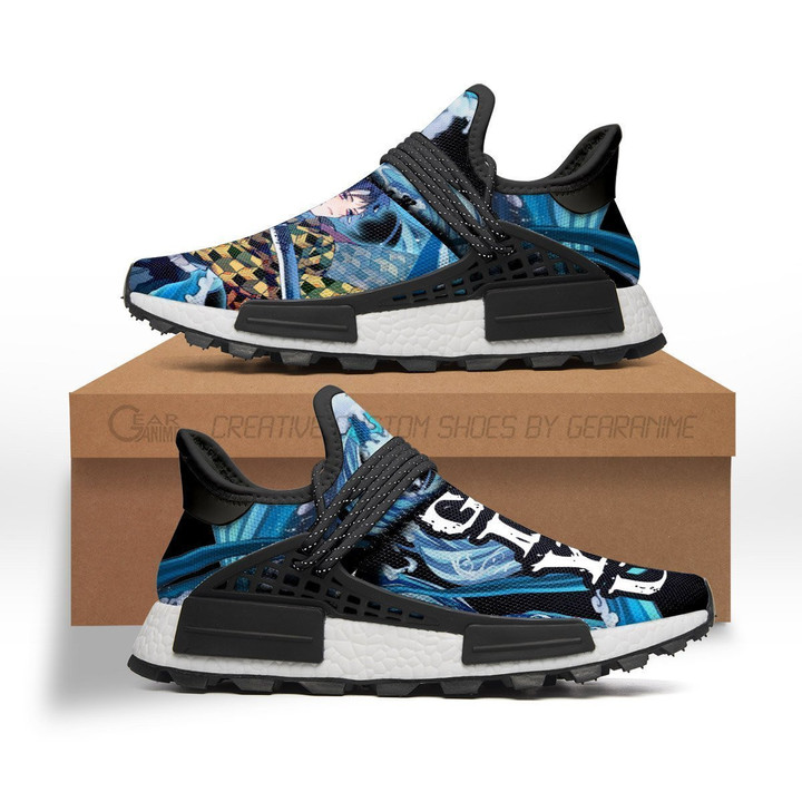 Demon Slayer Shoes Giyu Shoes Water Breathing Anime Sneakers - 1 - GearAnime