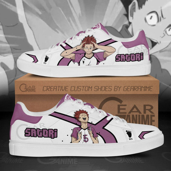 Satori Tendou Skate Shoes Custom Haikyuu Anime Shoes - 1 - GearAnime