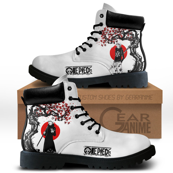One Piece Law Boots Anime Custom Shoes Japan StyleGear Anime