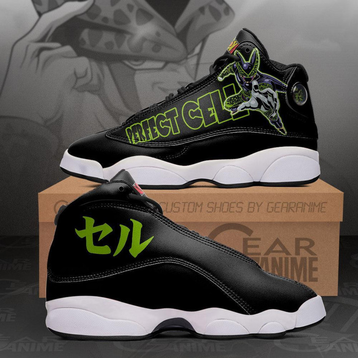 Perfect Cell Sneakers Custom Anime Dragon Ball Shoes - 1 - GearAnime